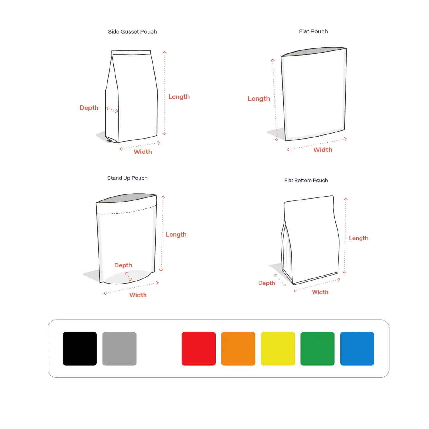 Custom Stand Up Pouches